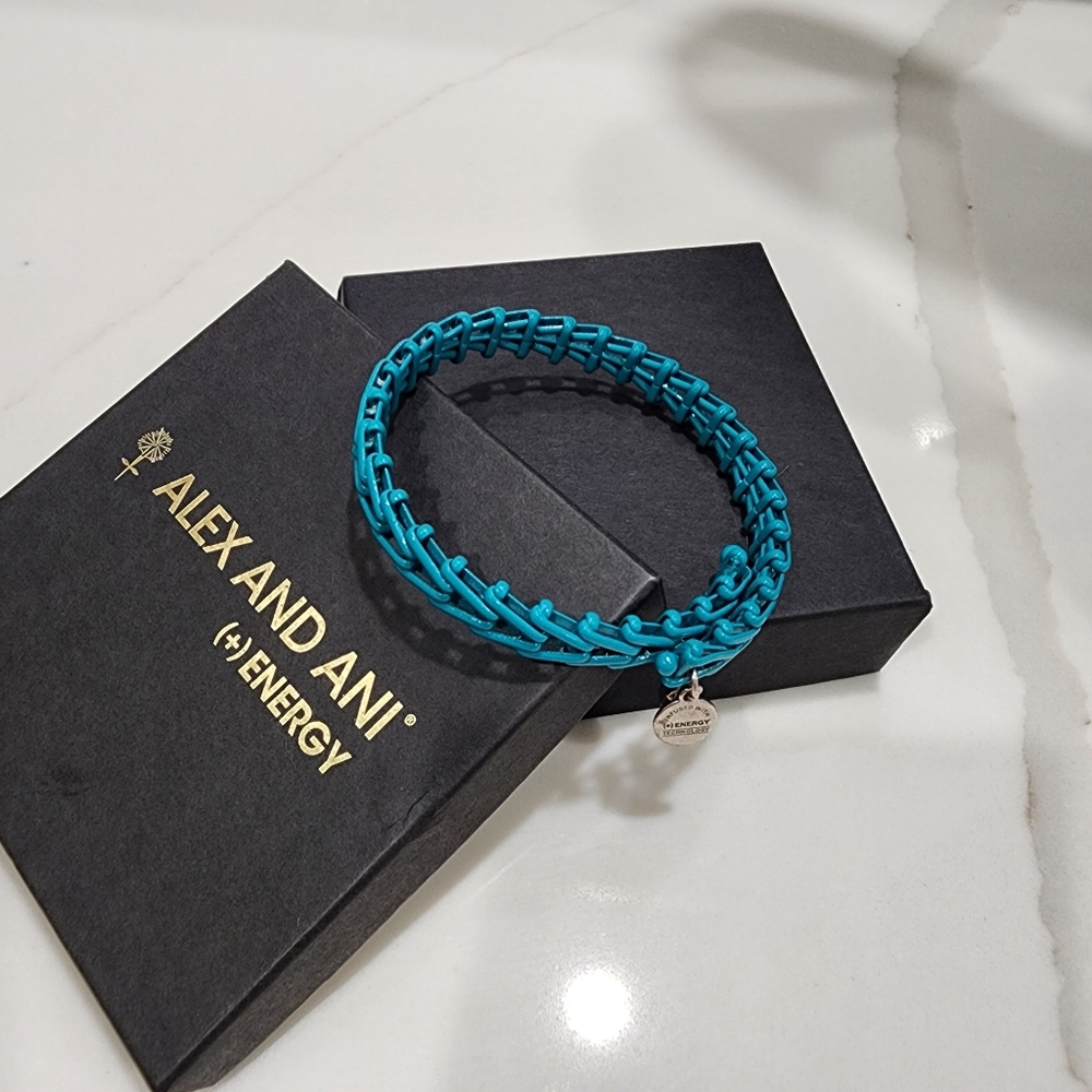 SALE✨Alex & Ani Turquoise | Vintage Sixty-Six Gyspy Wrap Bracelet | Silver Charm